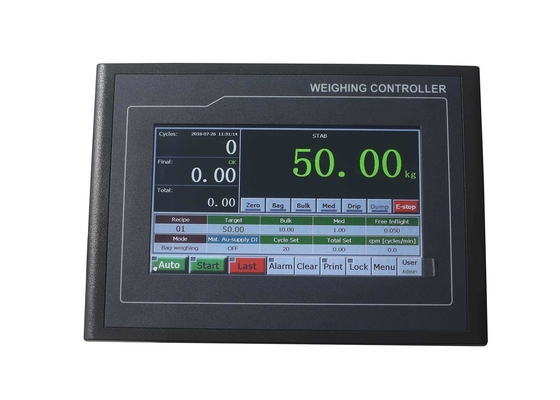 Auto indicador de seguimento zero da escala de peso, relação do I/O do controlador de tela táctil para a única escala de embalagem